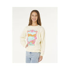 RIP CURL Sunshine Squad Crew-Girl Sweatshirt White