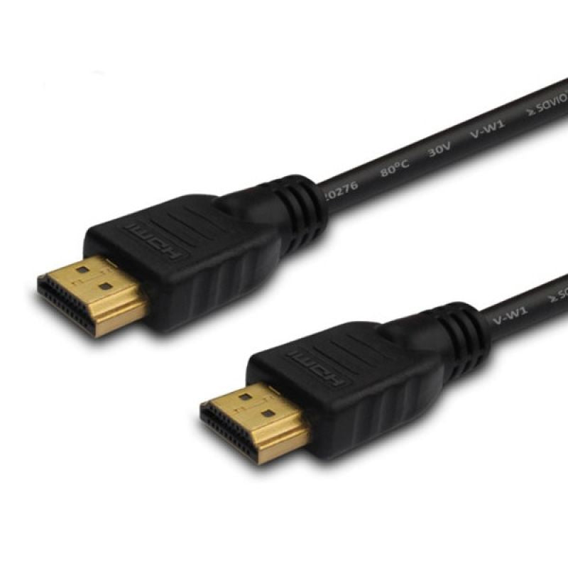 SAVIO cl-01 cable (HDMI - HDMI; 1.5m; black) Kable i adaptery/Kable HDMI Your Sports Performance