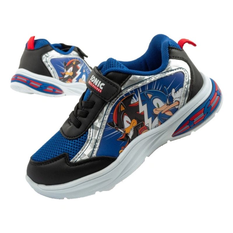 Leomil children's sports shoes Sonic sneakers light with velcro LED Leomil