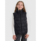 Girls' down vest with synthetic filling 4F 4FJRAW25TVJAF323-20S Clothing Your Sports Performance