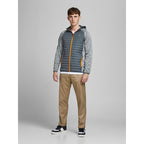 Jack&Jones JJEMULTI QUILTED JACKET 12182242 GREY MELANGE/SET-IN SLE To be categorized Your Sports Performance
