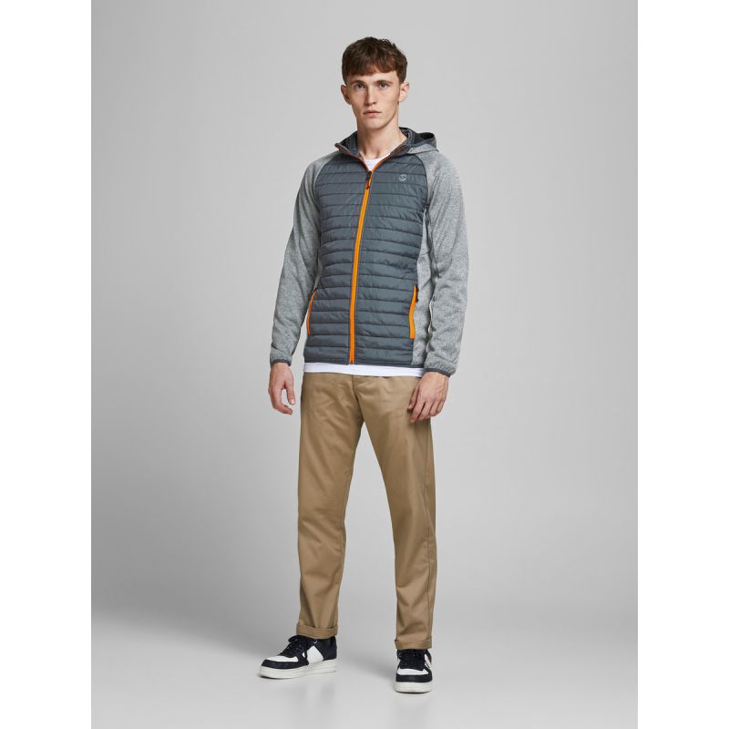 Jack&Jones JJEMULTI QUILTED JACKET 12182242 GREY MELANGE/SET-IN SLE To be categorized Your Sports Performance