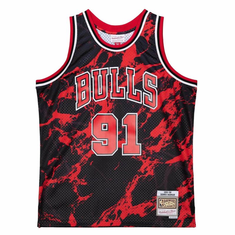 Mitchell & Ness Marble NBA Swingman Dennis Rodman Chicago Bulls Jersey Koszulki NBA Your Sports Performance