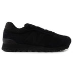 New Balance men's 515 black suede leather sneakers