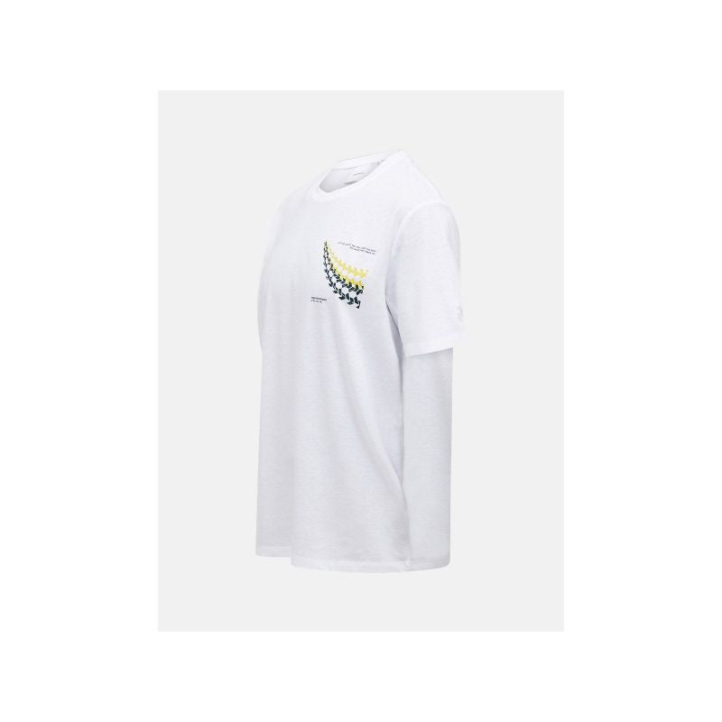 PEAK PERFORMANCE M Explore Graphic Tee white
