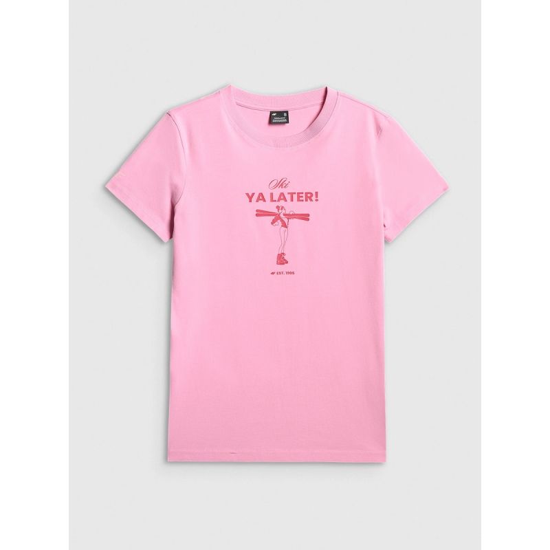 Women's regular printed T-shirt 4F 4FRSS26TTSHF3448-56S 4f