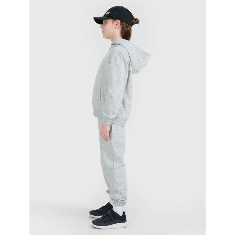 Girls' sweatshirt with a hood, 4F 4FJWMM00TSWSF1861-25M 4f