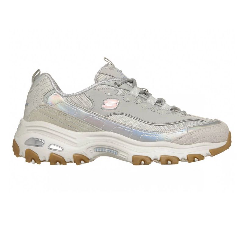 Skechers D'Lites Dazzling Shine 150556-GRY Gray In preparation Your Sports Performance