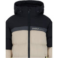 Quilted Ski/Snowboard Jacket with Hood and Zip for Junior PROTEST Prtmack, Beige