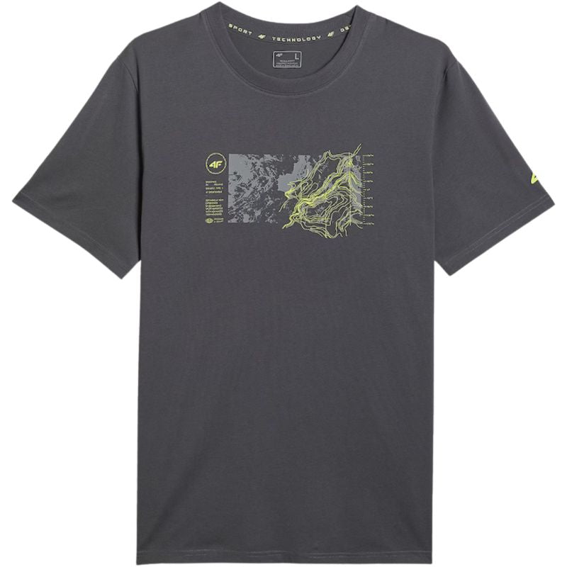Men's T-shirt 4F M2823 anthracite 4FWSS26TTSHM2823 22S