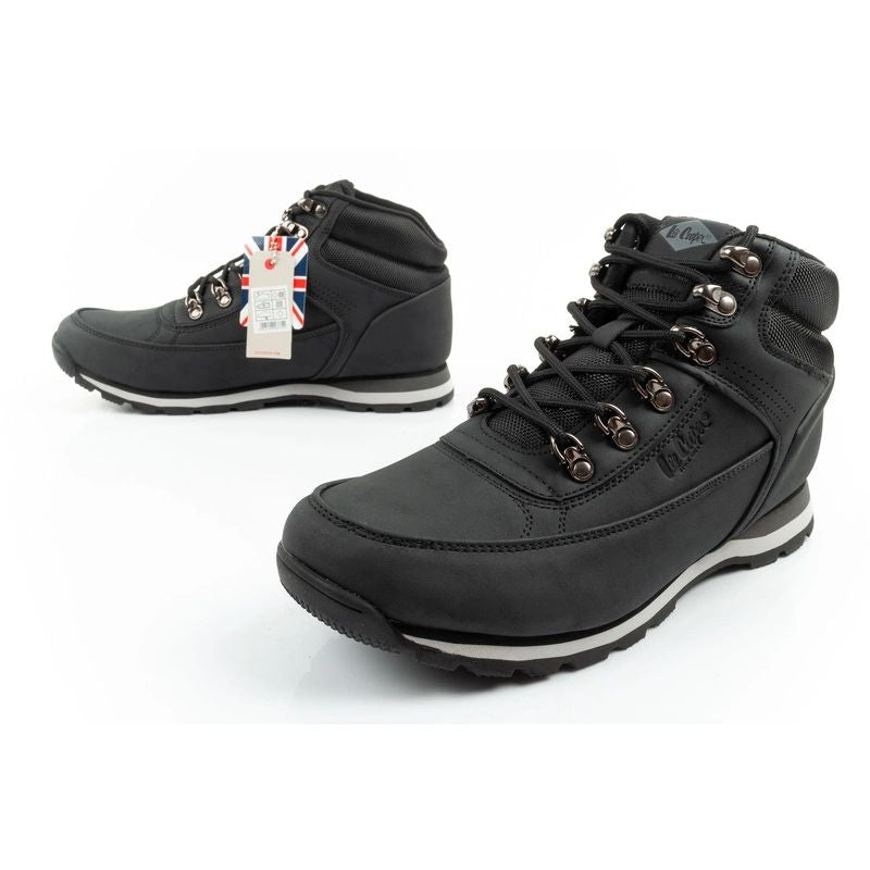 Lee Cooper men's winter hiking ankle boots black In preparation Your Sports Performance