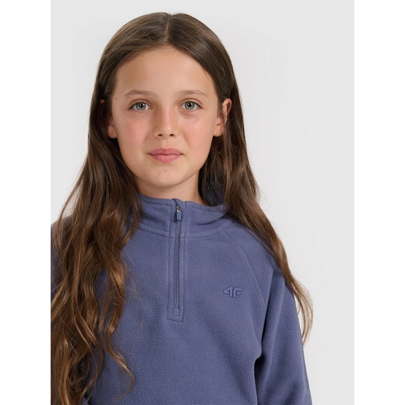 Girls' thermal fleece underwear (top) 4F 4FJRAW25UFLEF070-31S *Kategoria tymczasowa Your Sports Performance