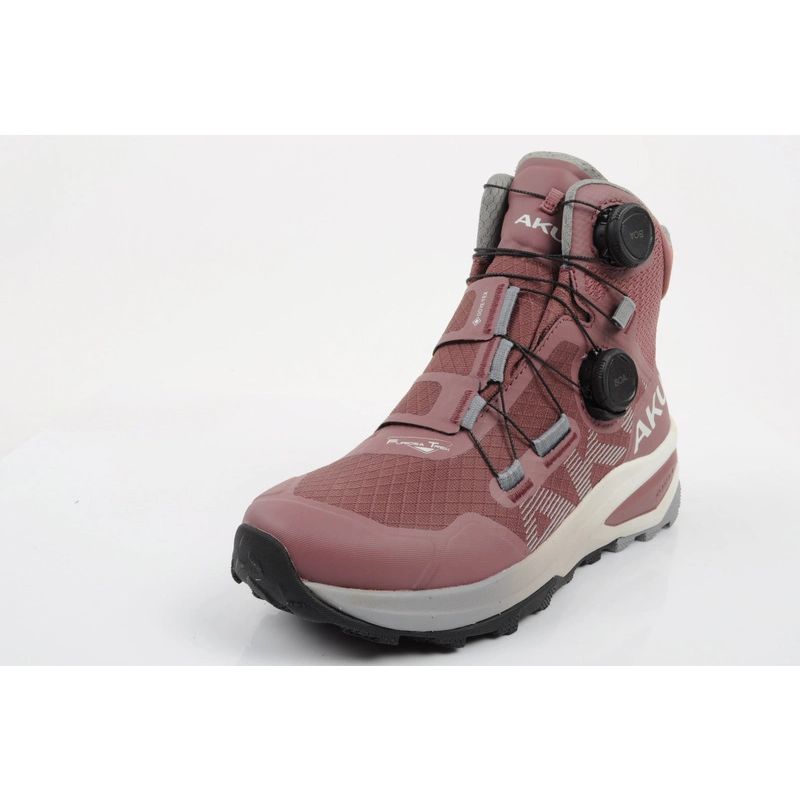 Aku women's sports trekking shoes Furiosa BOA GTX Vibram fashionable pink gray