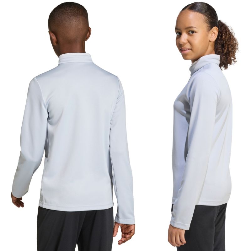 adidas Entrada 26 Training Top light gray kids sweatshirt JZ6637