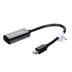 Lanberg AD-0005-BK adapter (Mini DisplayPort M - HDMI F; 0.20m; black) Kable i adaptery/Adaptery, przejściówki Your Sports Performance