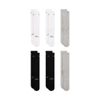 Nike Everyday Elevated Socks 6 Pairs White, Black, Gray HQ8021 903