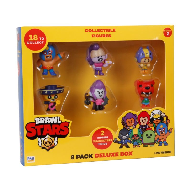 BRAWL STARS S2 FIGURES -8 PACK DELUXE BOX VER.B (Gry i zabawki) Figurki/Kolekcjonerskie Your Sports Performance