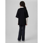 Girls' knit leggings with flared legs 4F 4FJKAW26TTIGF351-20S