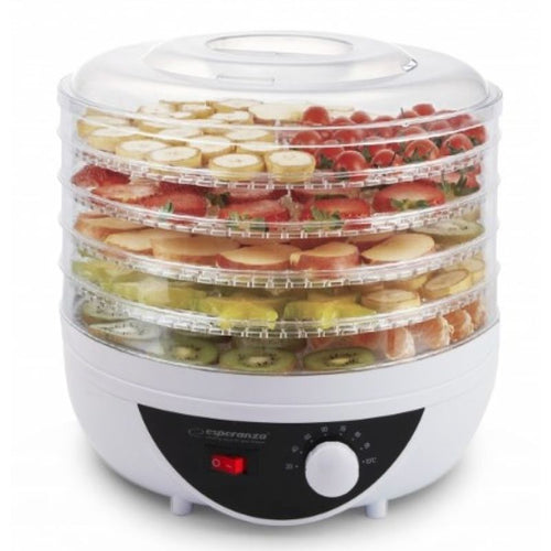 Esperanza Chanterelle EKD002 mushroom, vegetable and fruit dehydrator (250W; white) AGD - Produkty/Suszarki do grzybów, warzyw i owoców Your Sports Performance
