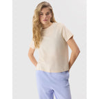 Women's plain organic cotton T-shirt 4F *Kategoria tymczasowa Your Sports Performance