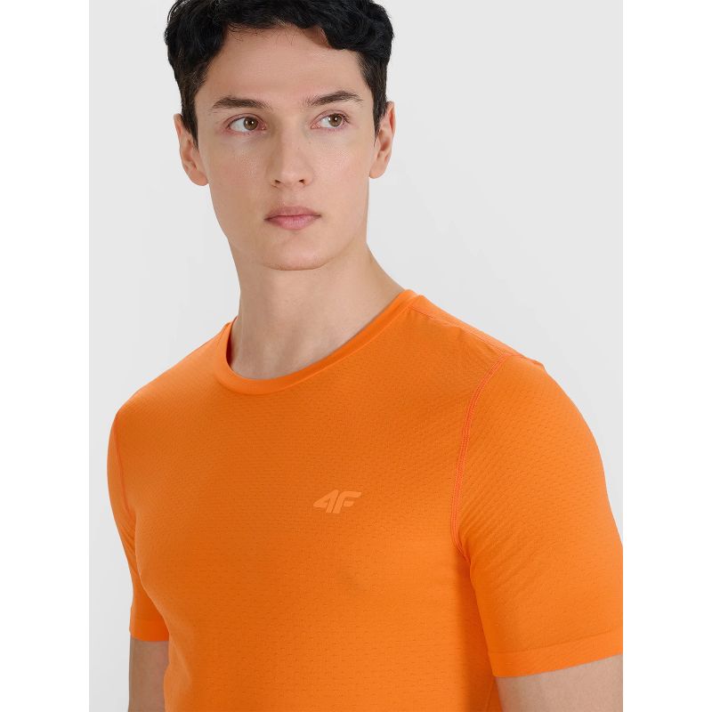 Men's quick-drying running shirt 4F 4FWSS25TFTSM1262-70S *Kategoria tymczasowa Your Sports Performance