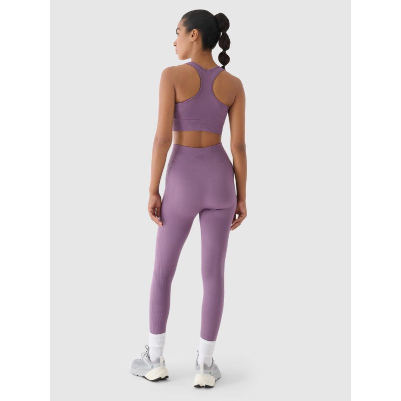 Women's seamless high-waisted training leggings 4F 4FWAW24TFTIF278-50S *Kategoria tymczasowa Your Sports Performance