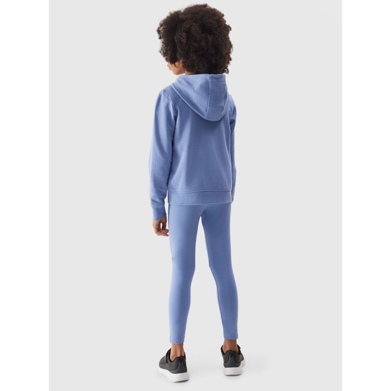 Girls' elastic cotton leggings 4F Junior *Kategoria tymczasowa Your Sports Performance