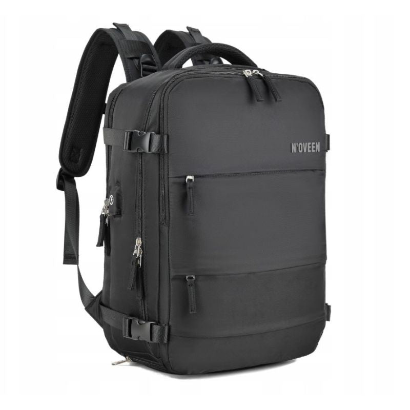 NOVEEN CTB400 Black Cabin Travel Backpack 40x20x25 Bagaż/Plecaki Your Sports Performance