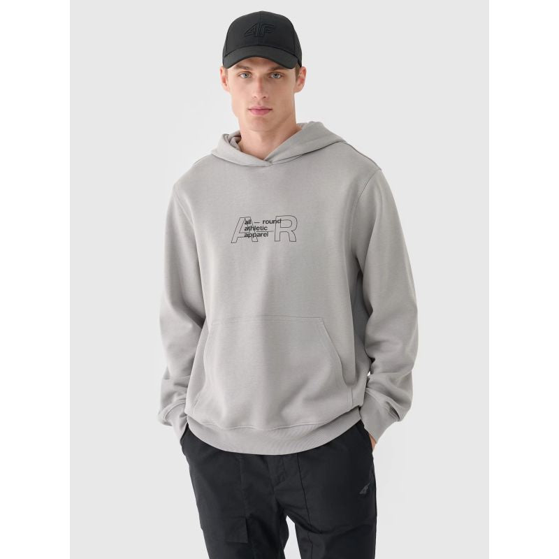 Men's sweatshirt with hood, open, 4F 4FRAW24TSWSM1816-25S *Kategoria tymczasowa Your Sports Performance