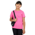 T-shirt for girls 4F F3004 dark pink 4FJWSS26TTSHF3004 53S
