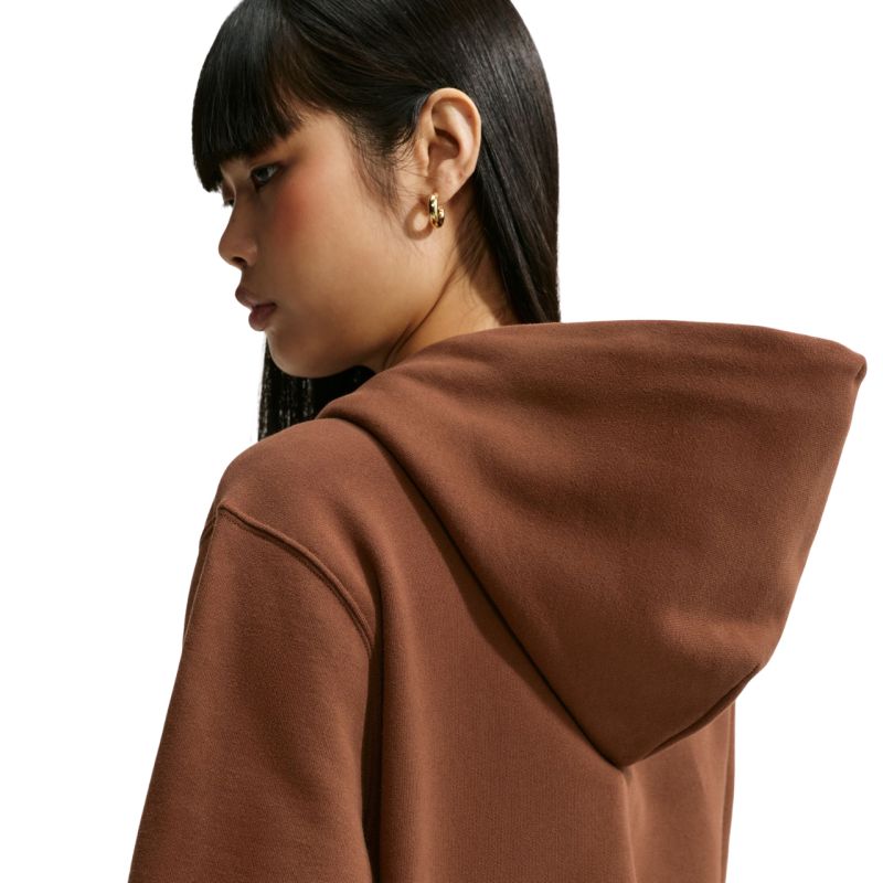 Nike Studio Fleece Medium Weight Women's Sweatshirt Light Brown IM8504 259