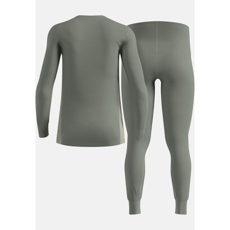 Thermal underwear - Odlo Set ACTIVE WARM Special Set size M Dark Gray Odzież militarna/Bielizna termoaktywna Your Sports Performance