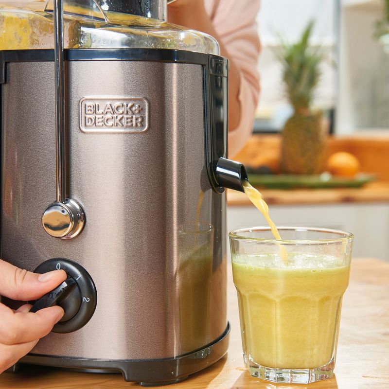 Black+Decker BXJE600E Juicer (600W; black) AGD - Produkty/Sokowirówki Your Sports Performance