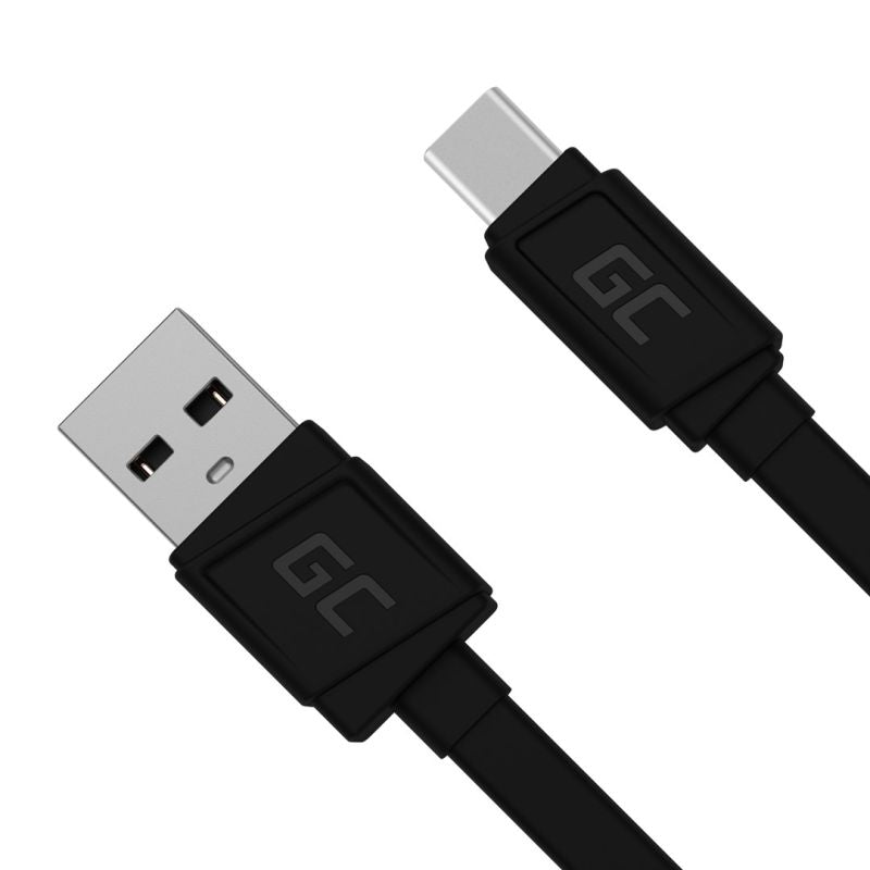 GREEN CELL USB - USB-C CABLE 25CM QUICK CHARGE 3.0 Kable i adaptery/Kable USB Your Sports Performance