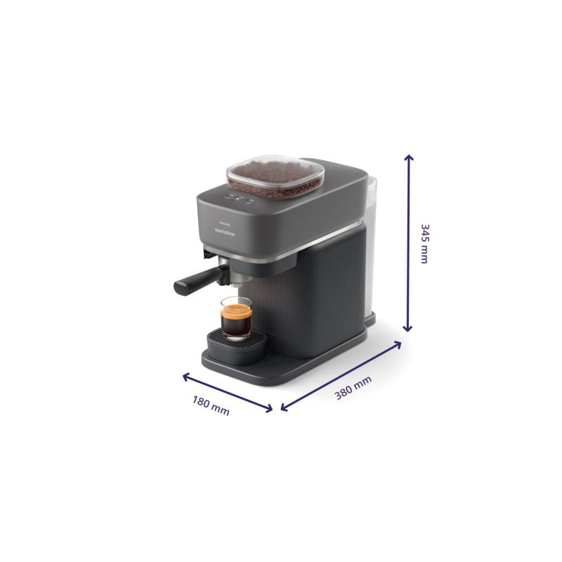 Philips BAR300/60 Baristina Coffee Machine | 16 bar pump pressure | Semi-automatic | 122.8 W | Black AGD - Produkty/Ekspresy do kawy Your Sports Performance
