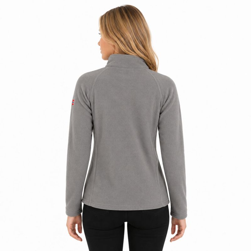 Geographical Norway TUG FZ DARK GREY DB LADY 268 Women’s Fleece Jacket (WA1727F/GN-DARK GREY)
