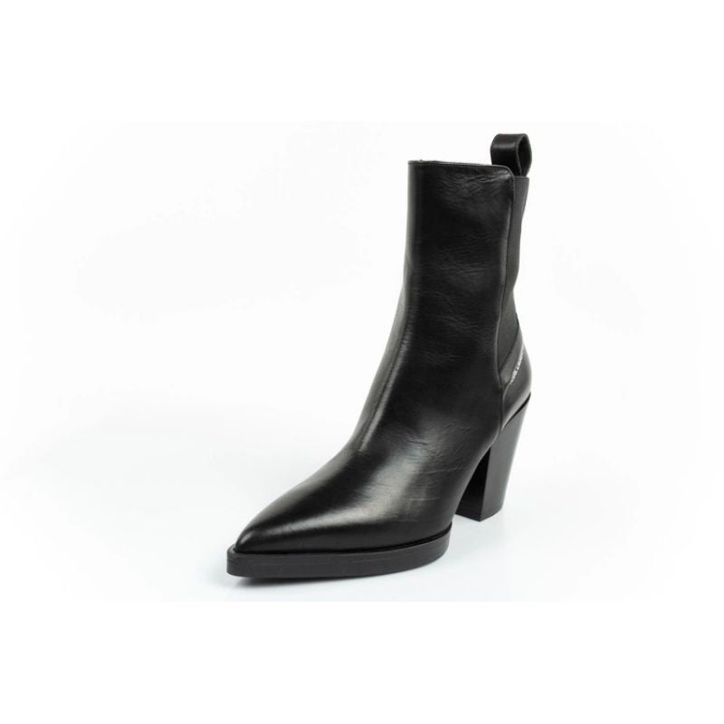 Karl Lagerfeld Cowboy Boots Women's Leather Cowboy Boots Black In preparation Your Sports Performance