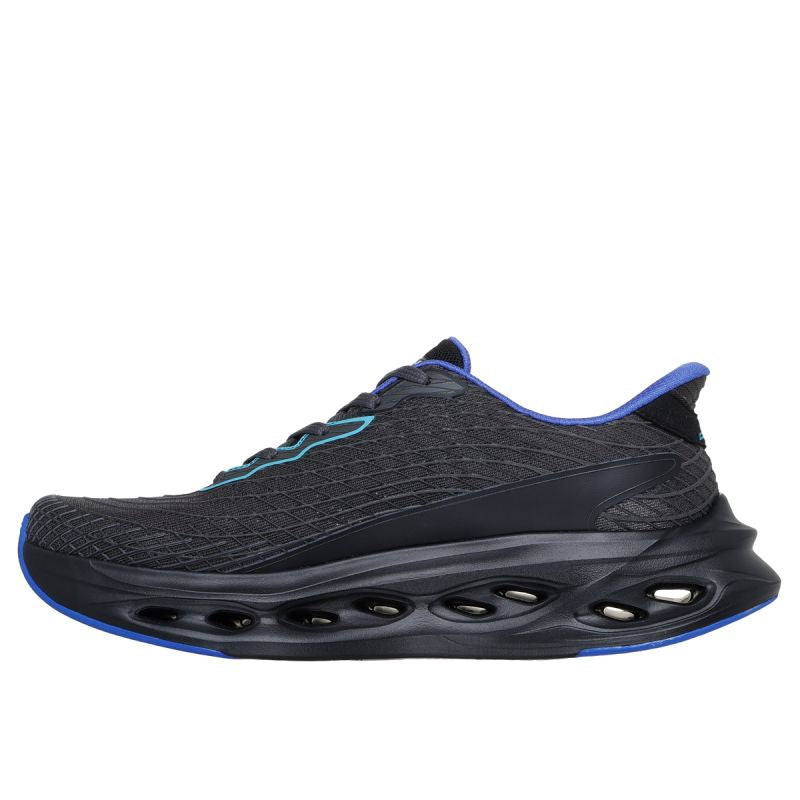 Skechers Men's Max Cushioning Glide-Step SAPPHIRE 220425 BKBL Athletic Shoes