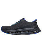 Skechers Men's Max Cushioning Glide-Step SAPPHIRE 220425 BKBL Athletic Shoes
