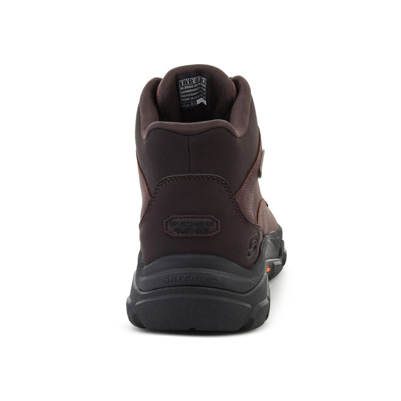 SKECHERS SLIP-INS WATERPROOF RELAXED FIT: RESPECTED 2.0 - ORSON 205652-RDBR