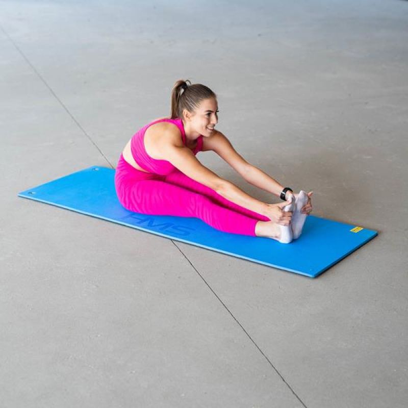 Club fitness mat with holes HMS Premium MFK03 blue-black Accessories/Training equipment Your Sports Performance