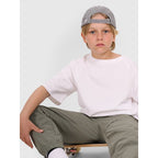Plain Oversized Boys' T-Shirt 4F 4FJWAW25TTSHM2411-10S