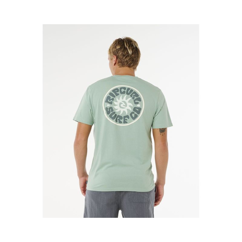RIP CURL Pacific Rinse Circle Tee Green