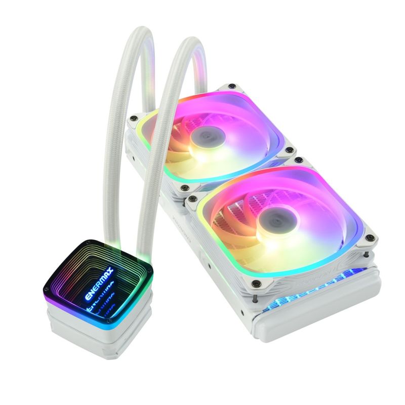 Enermax Aquafusion ADV 240mm RGB Liquid CPU Cooler White Chłodzenie/Chłodzenie CPU Your Sports Performance
