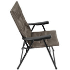 FOLDING GARDEN CHAIR 59X66X45/90CM WITH CUSHION GREY Home and Garden/Garden Your Sports Performance