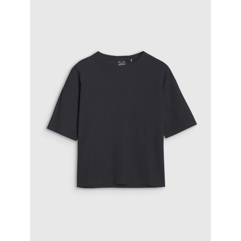 Women's regular waffle knit T-shirt 4F 4FRSS25TTSHF2651-20S *Kategoria tymczasowa Your Sports Performance