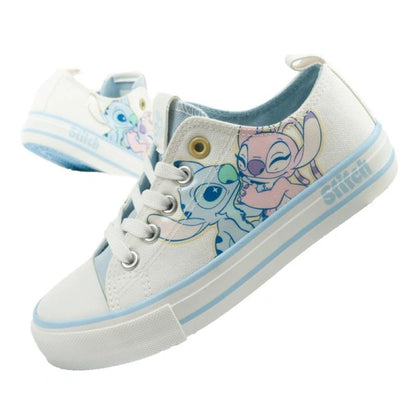 Leomil children's sports shoes Stitch sneakers comfortable light white