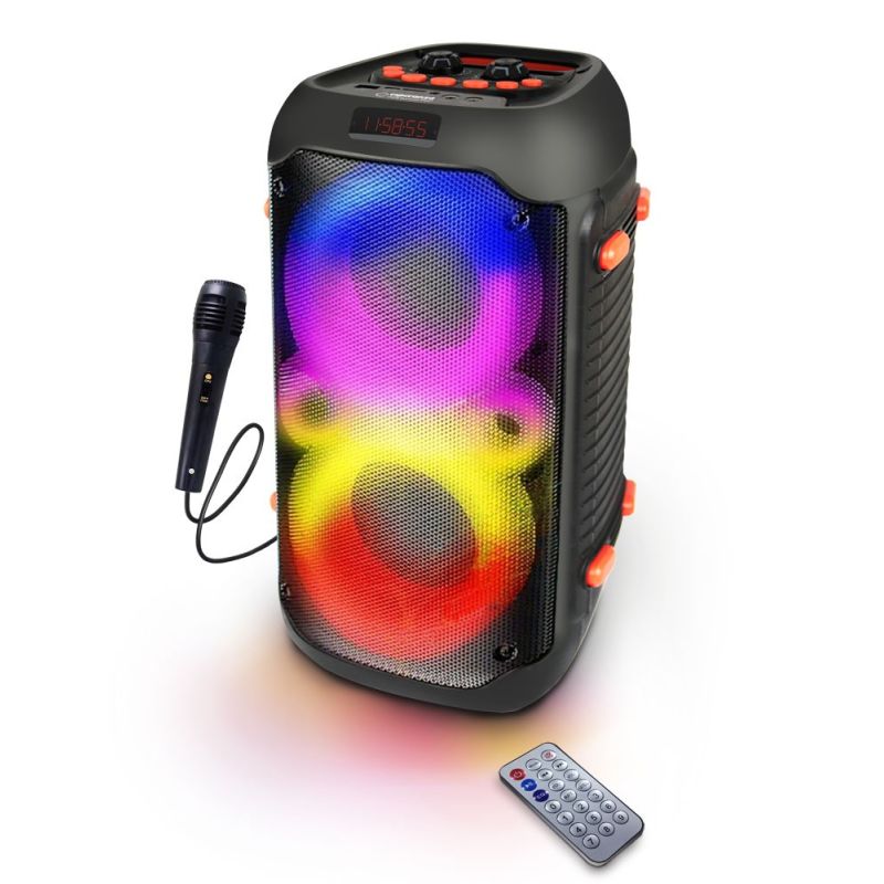 ESPERANZA SPEAKER BT FM LED RGB KARAOKE SINGER EP156 In preparation Your Sports Performance