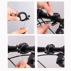 Rockbros 34210028001 Q-shaped bicycle bell - black Accessories/Bicycle/Akcesoria rowerowe Your Sports Performance