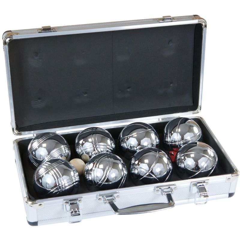 8-PIECE PETANQUE BALLS - BOULE PETANQUE ALUMINUM SUITCASE ENERO Accessories Your Sports Performance